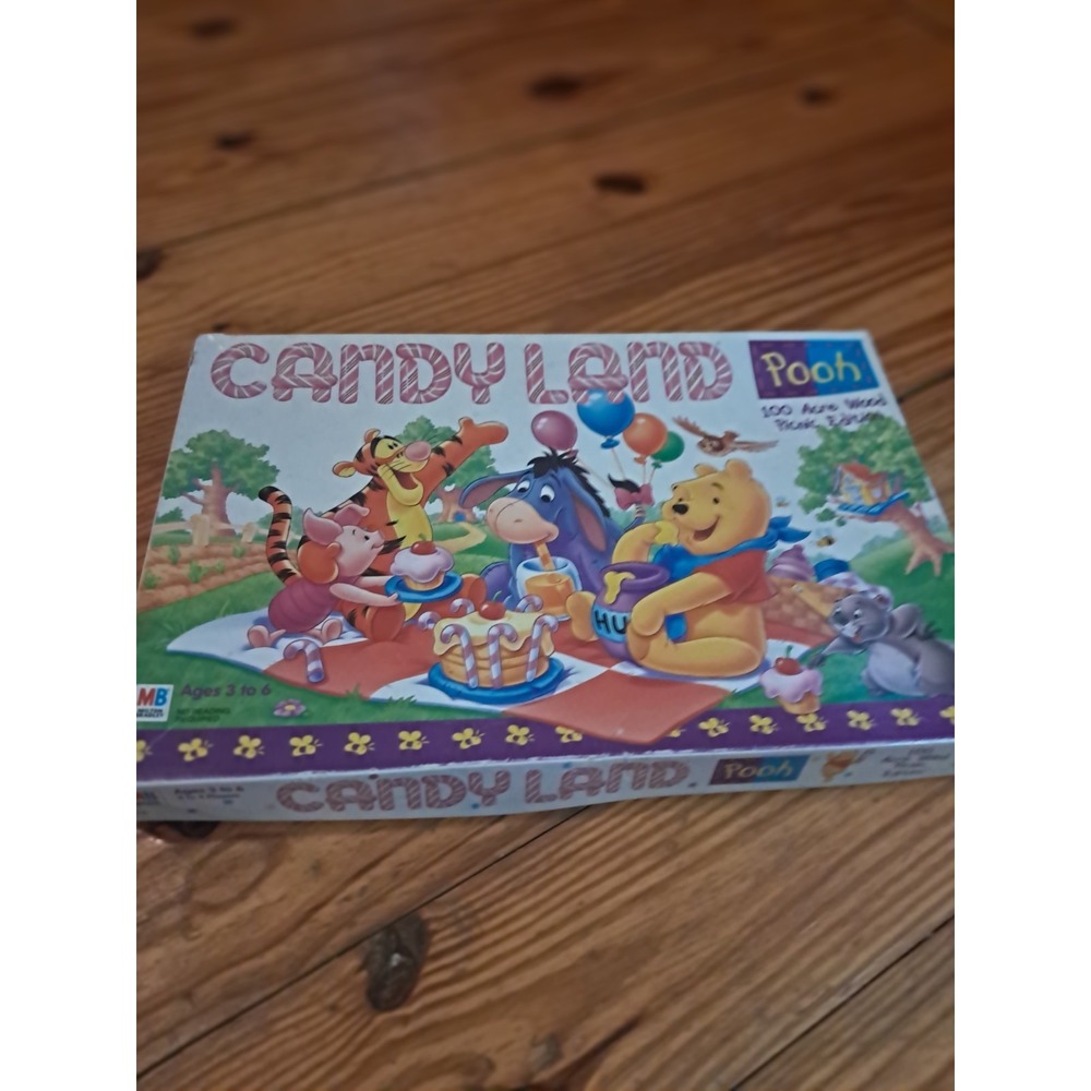 1998 Winnie The Pooh Candy Land Game Milton Bradley Complete